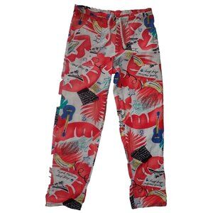 Vintage Sun Britches Beach Pants Women S Cotton Surf Florida Summer Colorful 80s